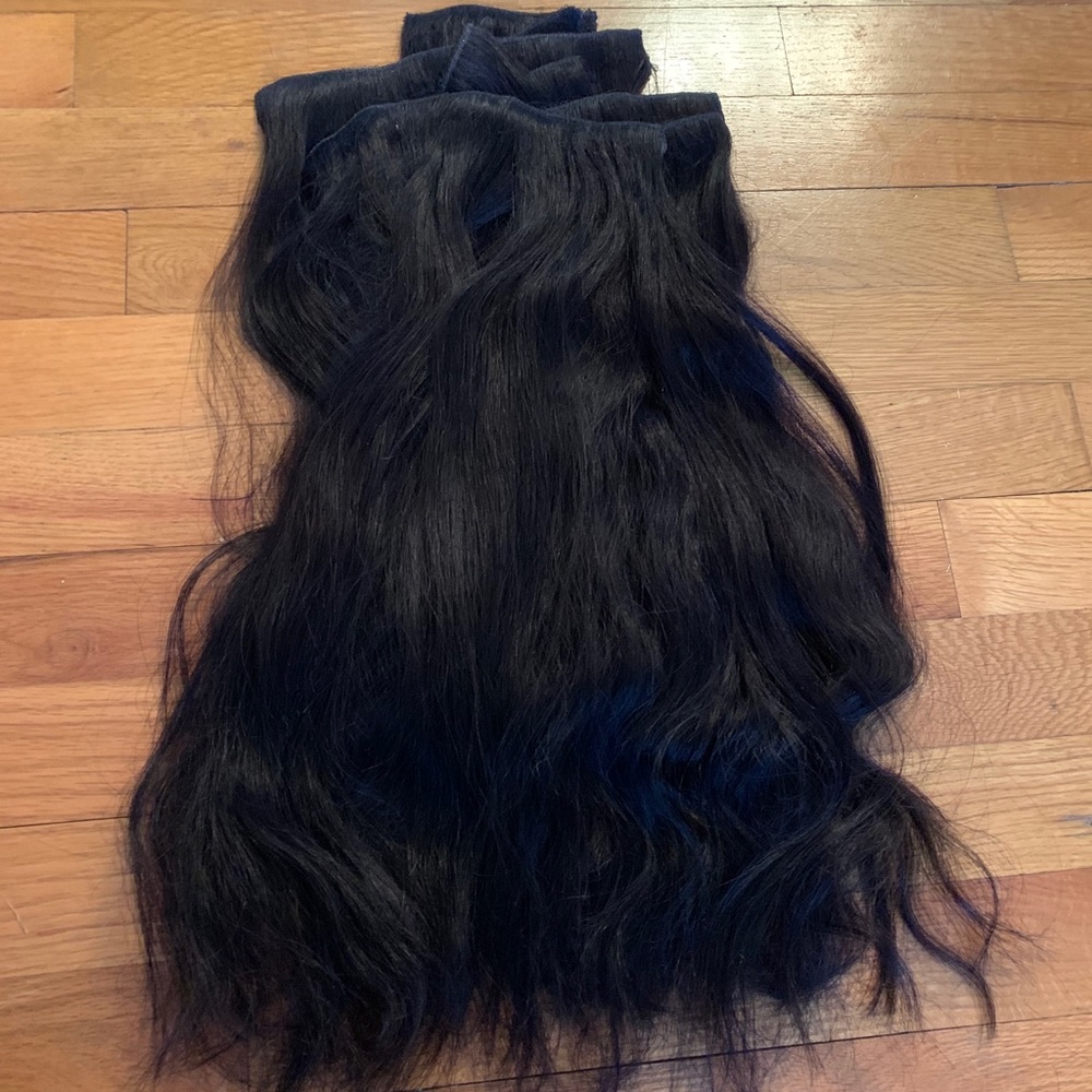 Black 20 Inch Zala Hair Extensions, 9 Pieces